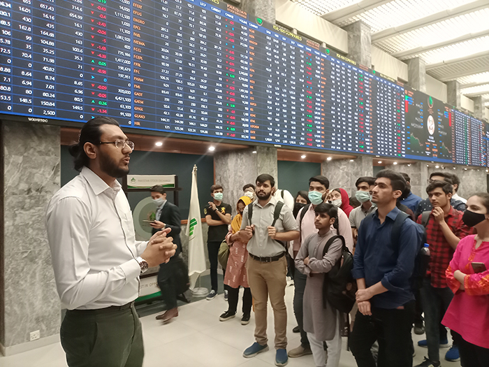 Study Tour at Pakistan Stock Exchange (PSX)