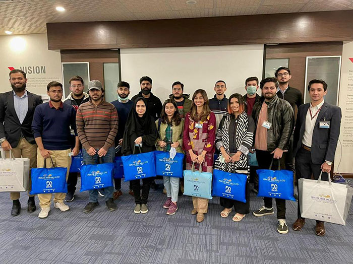 IBA students visited Feroze1888 Mills Limited