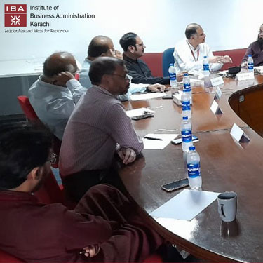 IBA CDC organized Experiential Learning Projects (ELP) experience debrief meeting with faculty supervisors